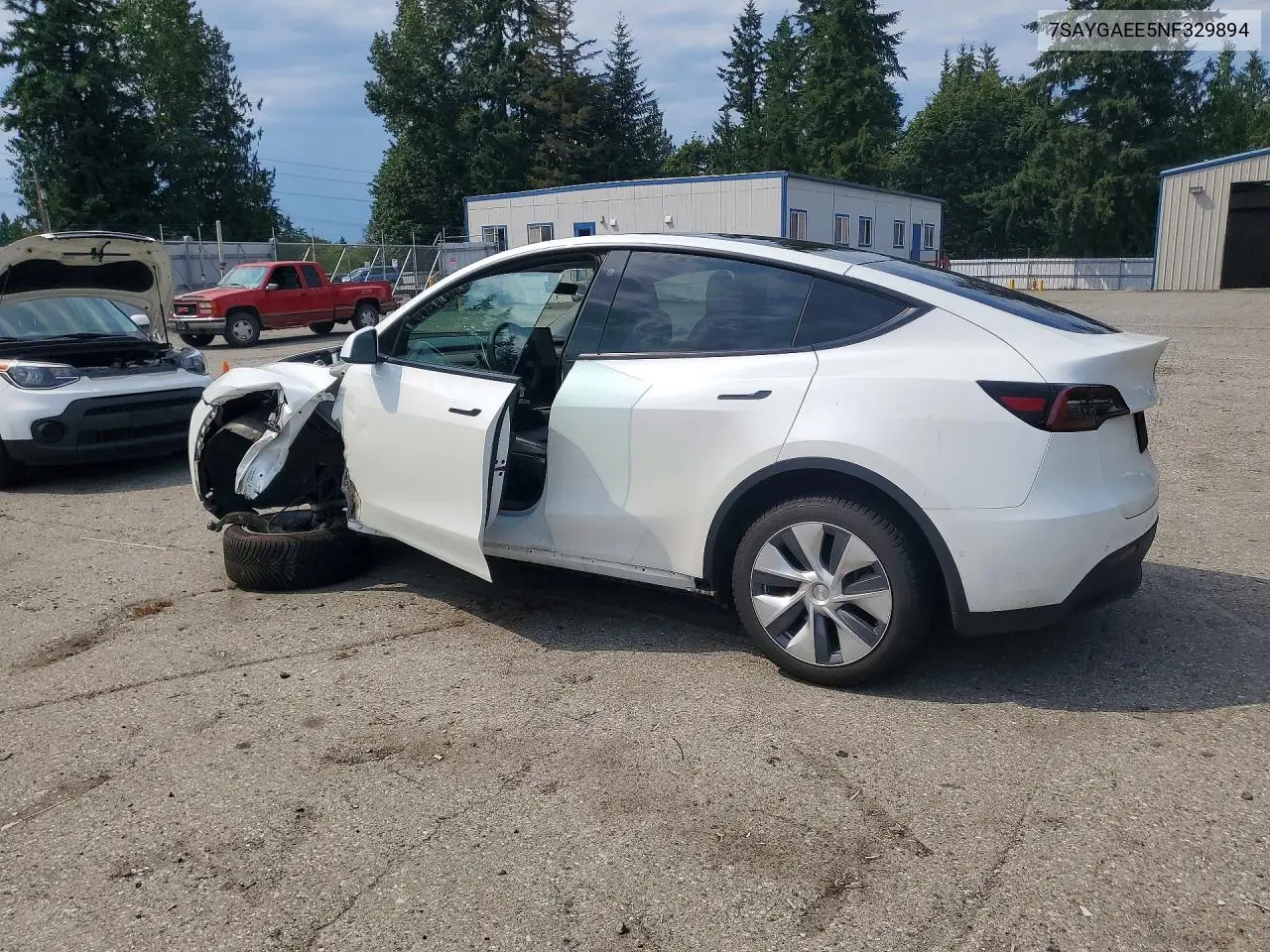 Auction sale of the 2022 Tesla Model Y , vin: 7SAYGAEE5NF329894, lot number: 62052916