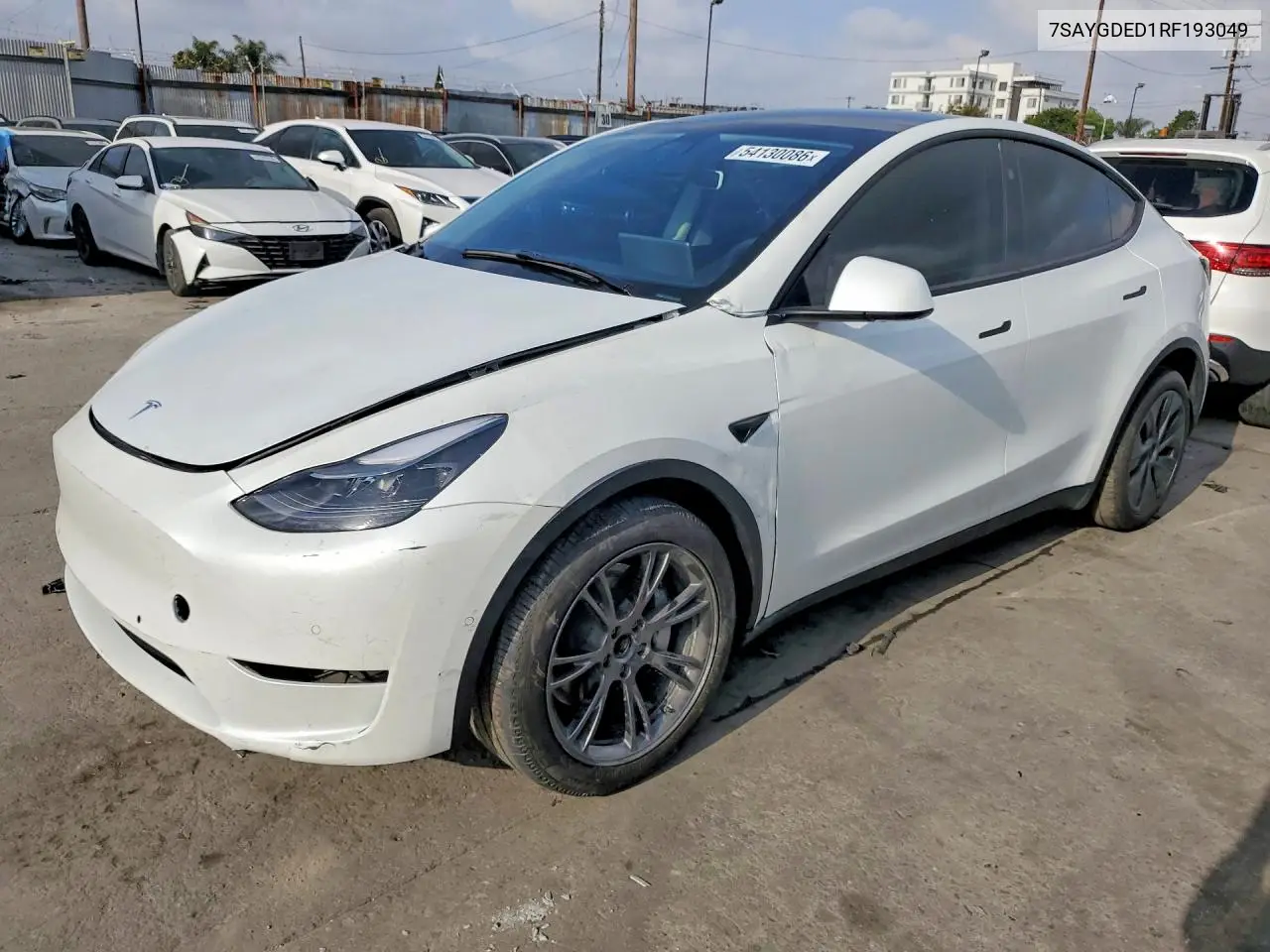 Auction sale of the 2024 Tesla Model Y , vin: 7SAYGDED1RF193049, lot number: 54130086