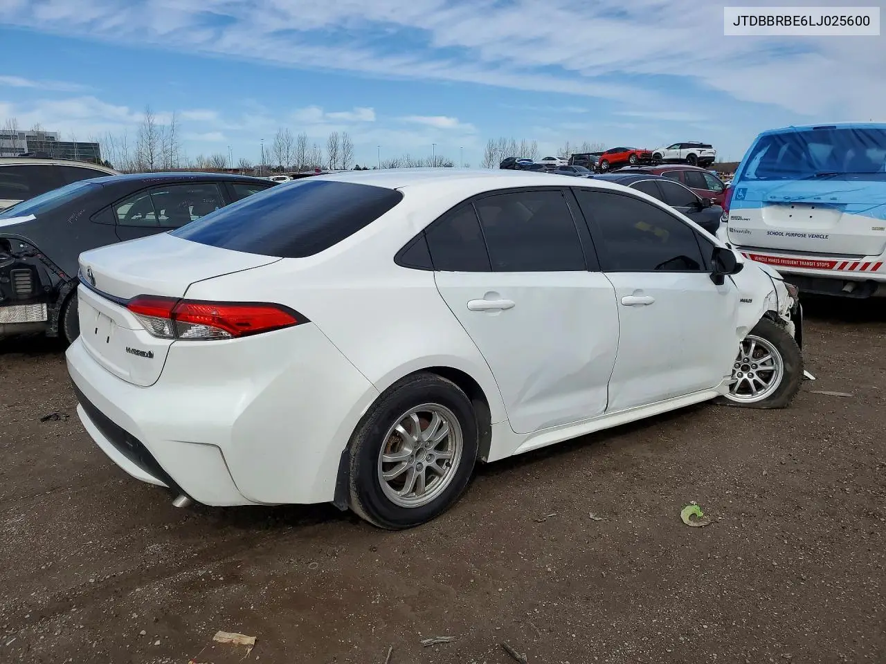 Auction sale of the 2020 Toyota Corolla , vin: JTDBBRBE6LJ025600, lot number: 41720336