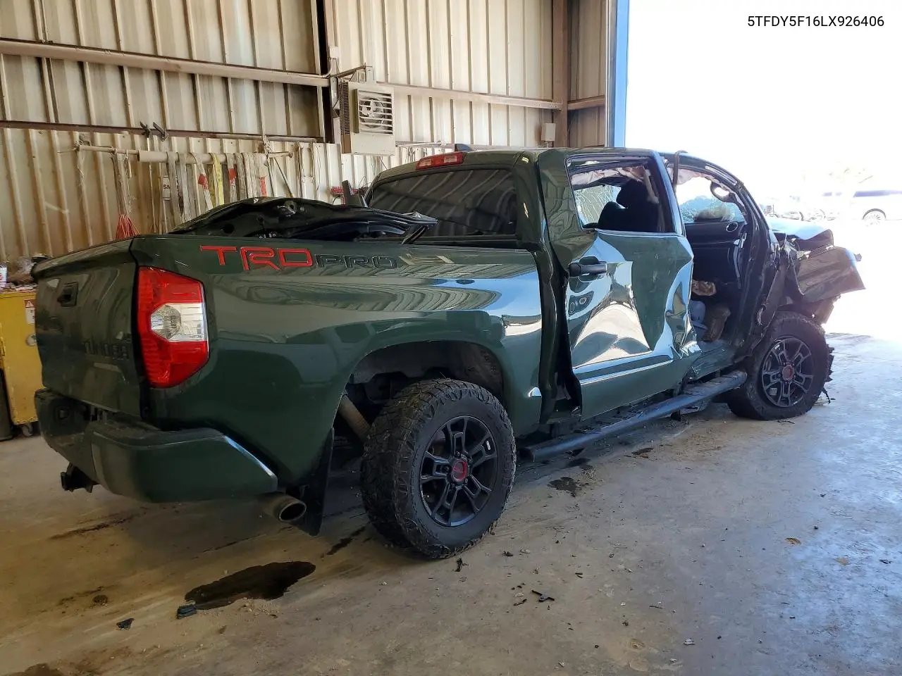 Auction sale of the 2020 Toyota Tundra , vin: 5TFDY5F16LX926406, lot number: 53283936