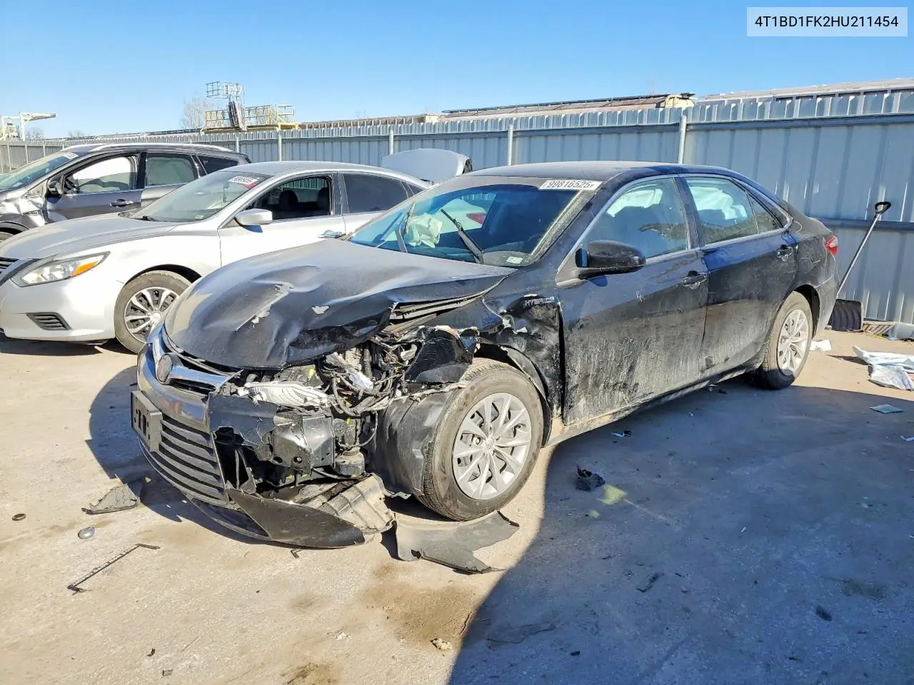 Auction sale of the 2017 Toyota Camry , vin: 4T1BD1FK2HU211454, lot number: 99816525