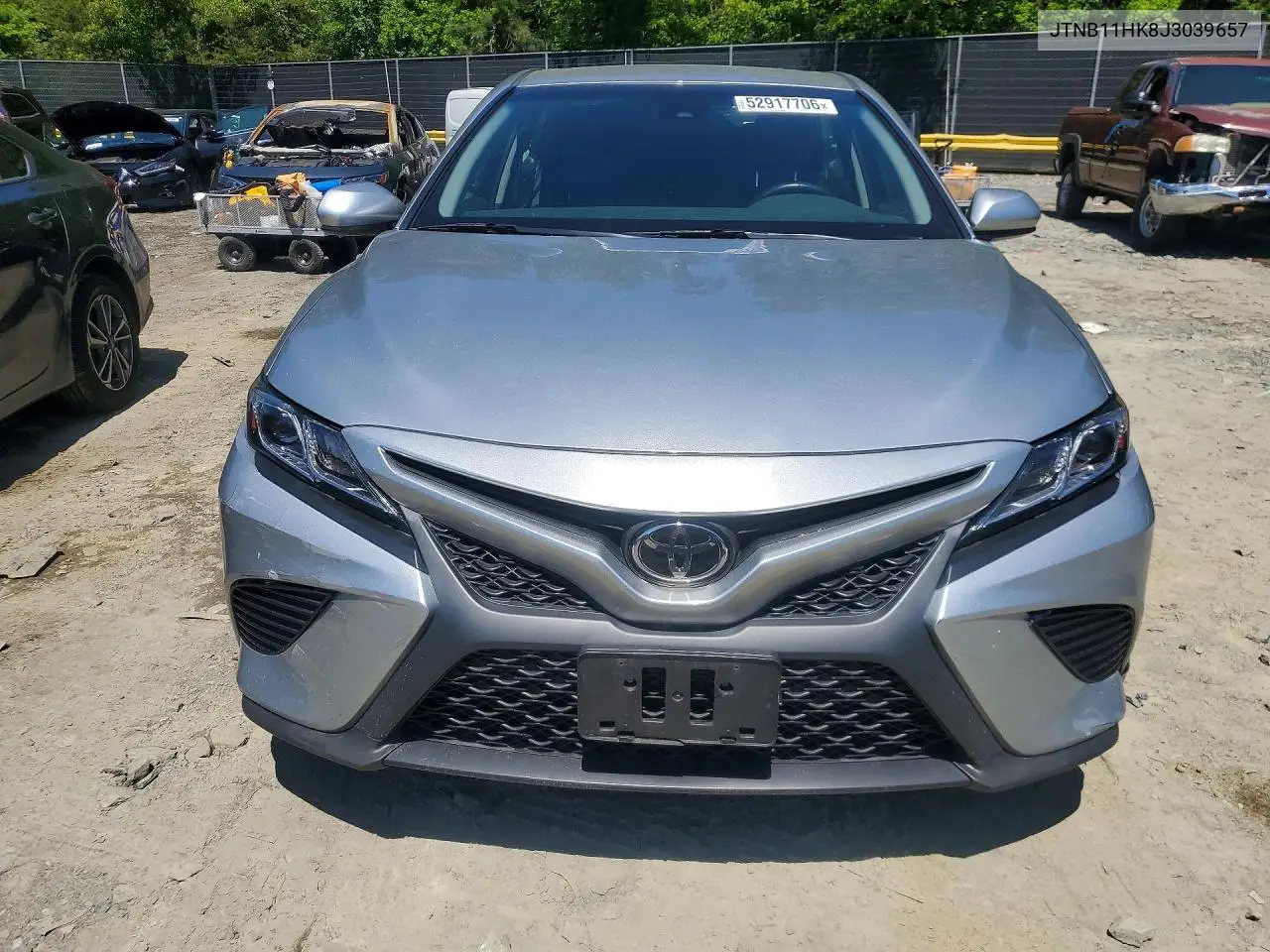 Auction sale of the 2018 Toyota Camry , vin: JTNB11HK8J3039657, lot number: 52917706