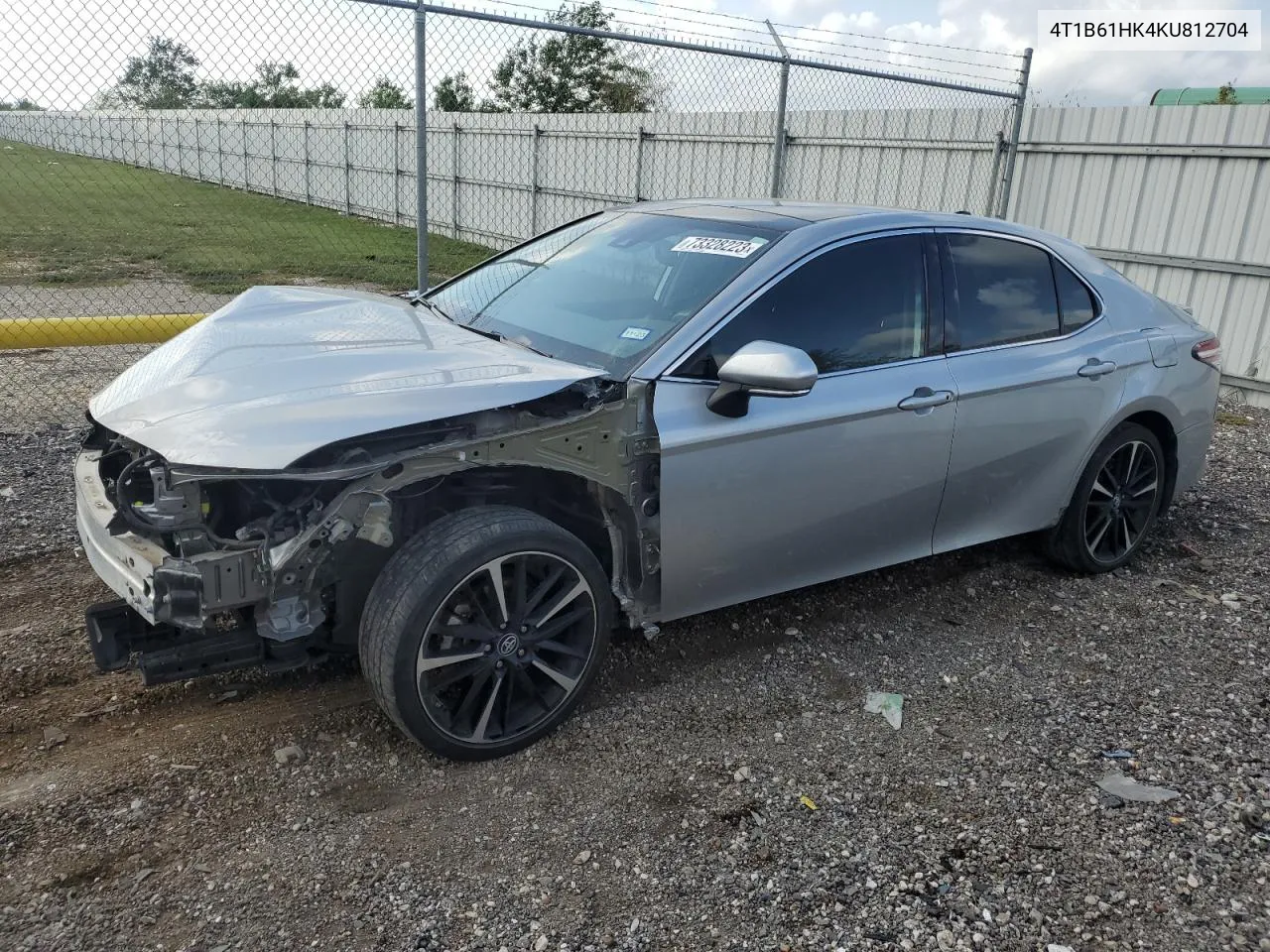 Auction sale of the 2019 Toyota Camry , vin: 4T1B61HK4KU812704, lot number: 73328223