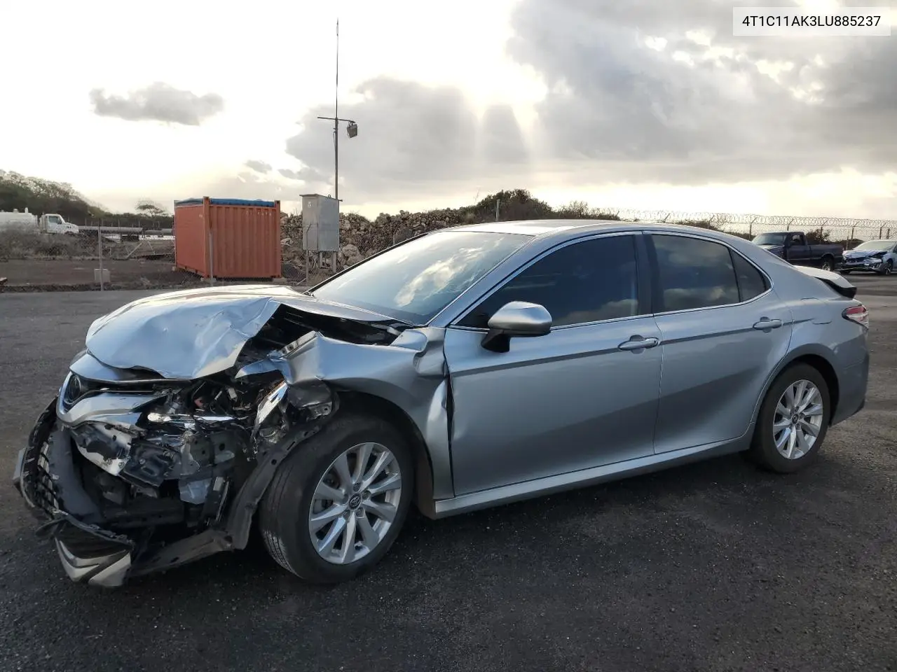 Auction sale of the 2020 Toyota Camry , vin: 4T1C11AK3LU885237, lot number: 43480725