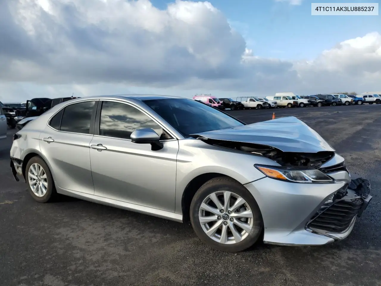 Auction sale of the 2020 Toyota Camry , vin: 4T1C11AK3LU885237, lot number: 43480725