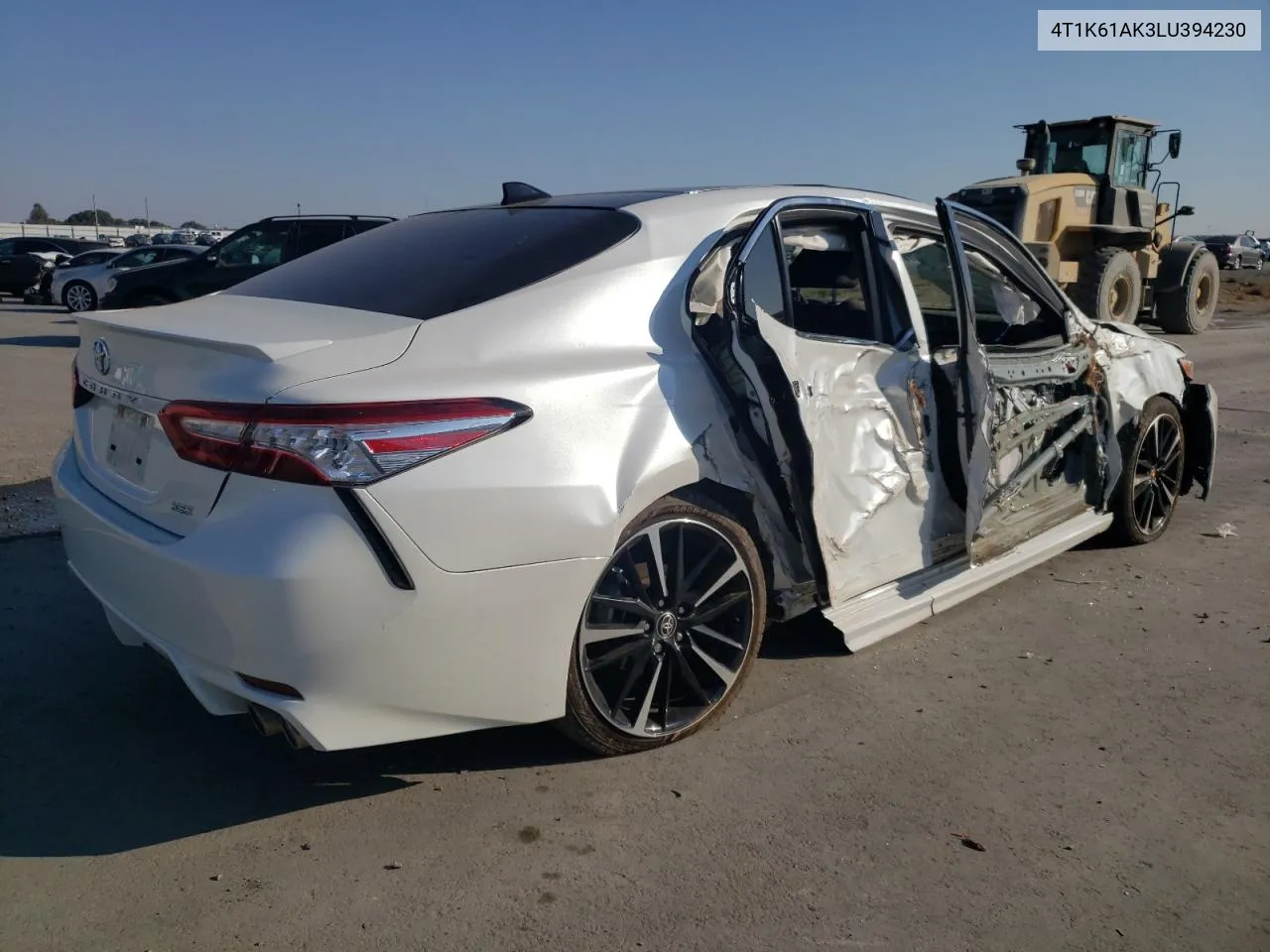Auction sale of the 2020 Toyota Camry , vin: 4T1K61AK3LU394230, lot number: 72509423
