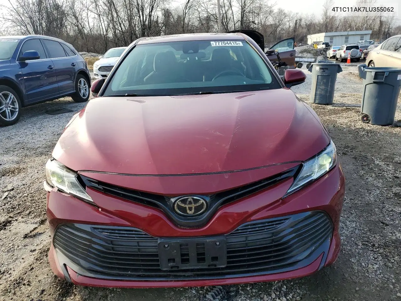 Auction sale of the 2020 Toyota Camry , vin: 4T1C11AK7LU355062, lot number: 77704415