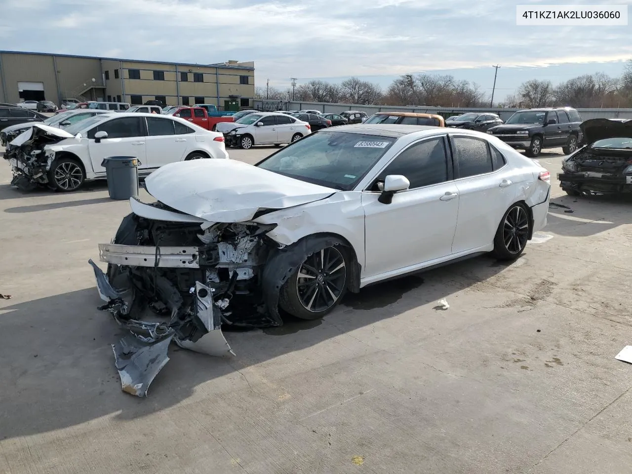 Auction sale of the 2020 Toyota Camry , vin: 4T1KZ1AK2LU036060, lot number: 82580943