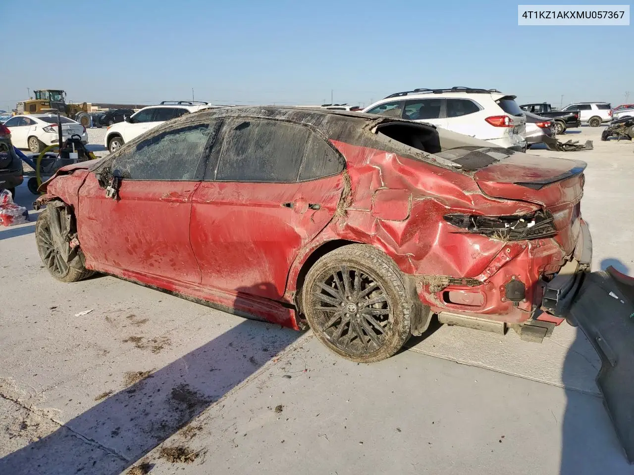 Auction sale of the 2021 Toyota Camry , vin: 4T1KZ1AKXMU057367, lot number: 52986105