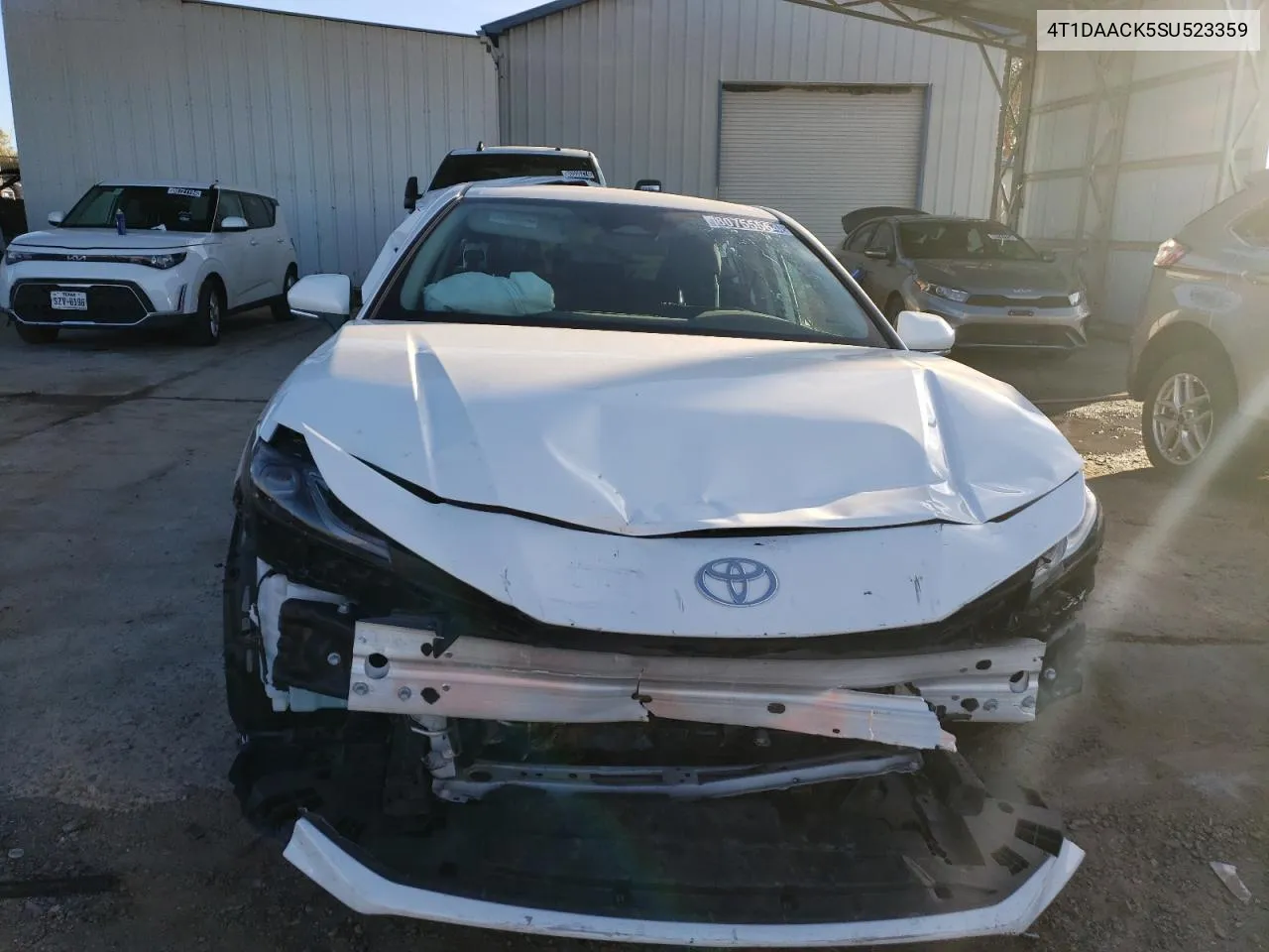Auction sale of the 2025 Toyota Camry , vin: 4T1DAACK5SU523359, lot number: 80755564