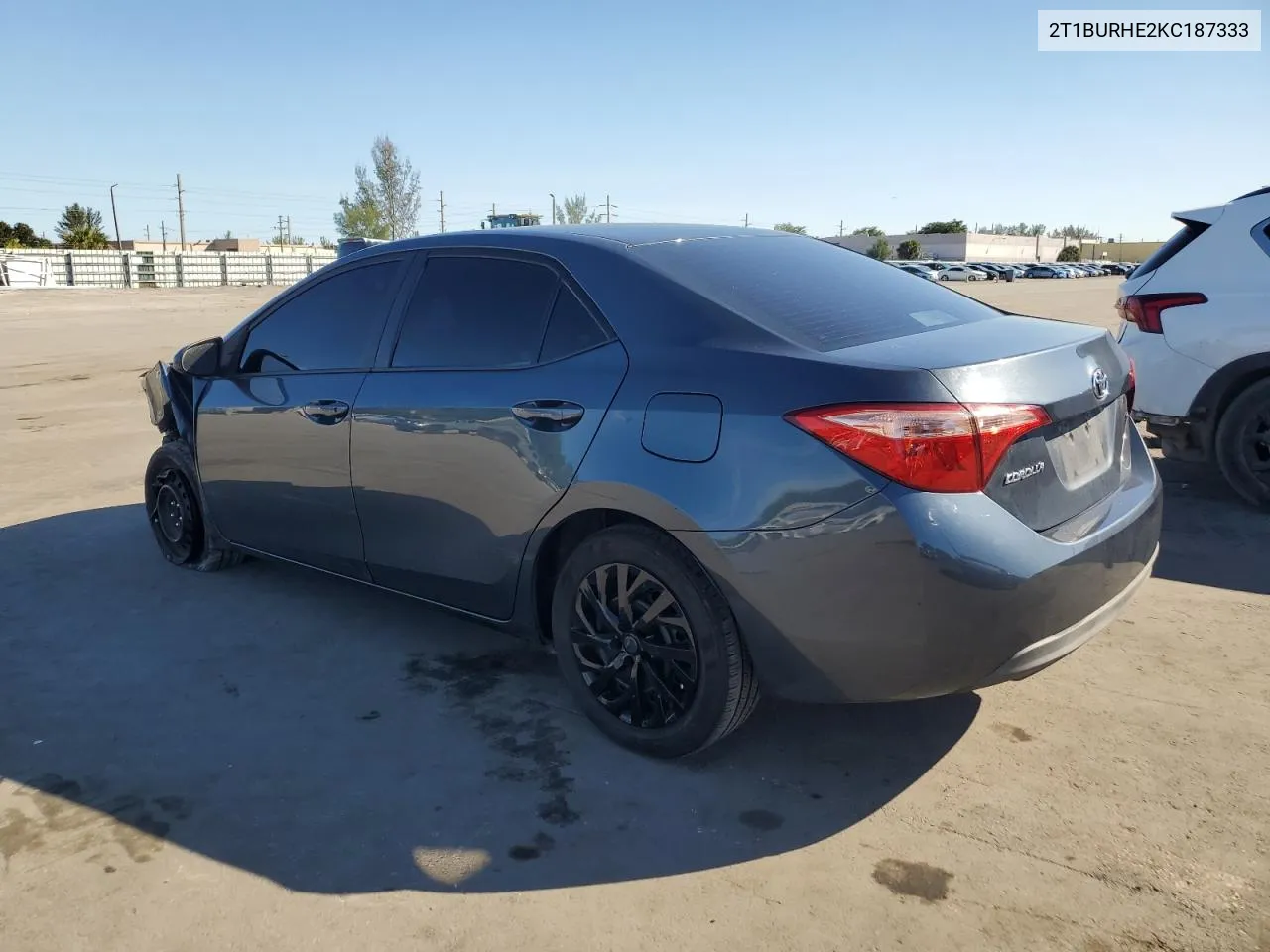 Auction sale of the 2019 Toyota Corolla , vin: 2T1BURHE2KC187333, lot number: 42942075