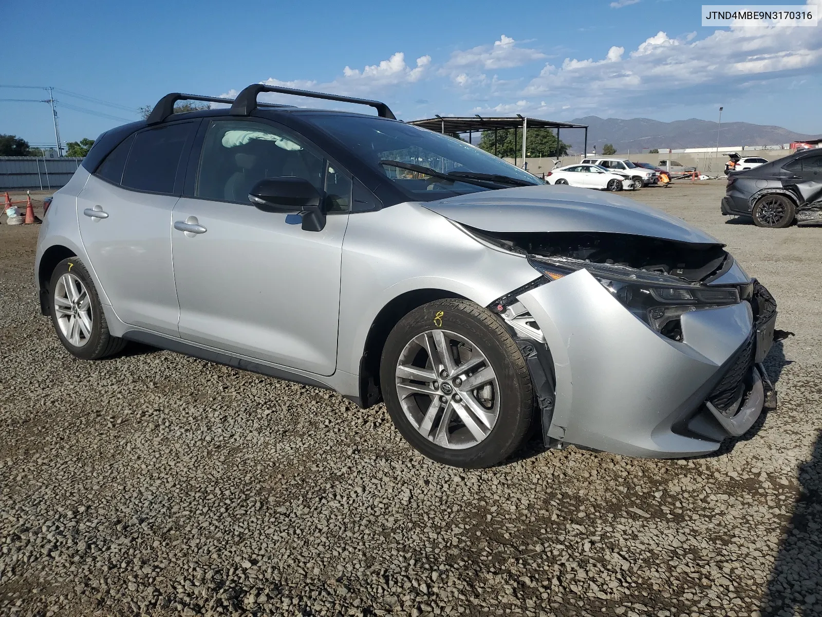 Auction sale of the 2022 Toyota Corolla , vin: JTND4MBE9N3170316, lot number: 68669394