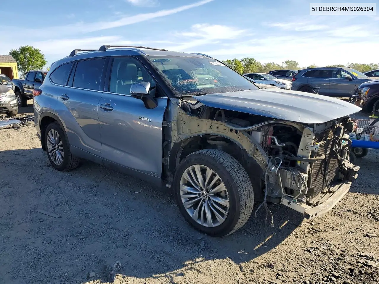Auction sale of the 2021 Toyota Highlander , vin: 5TDEBRCH4MS026304, lot number: 41667446
