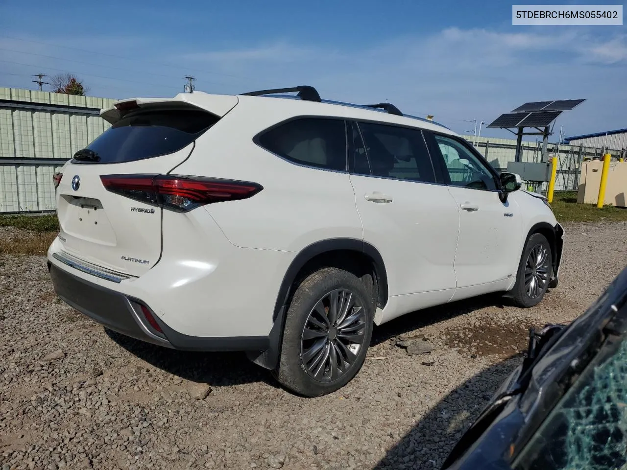 Auction sale of the 2021 Toyota Highlander , vin: 5TDEBRCH6MS055402, lot number: 71828864