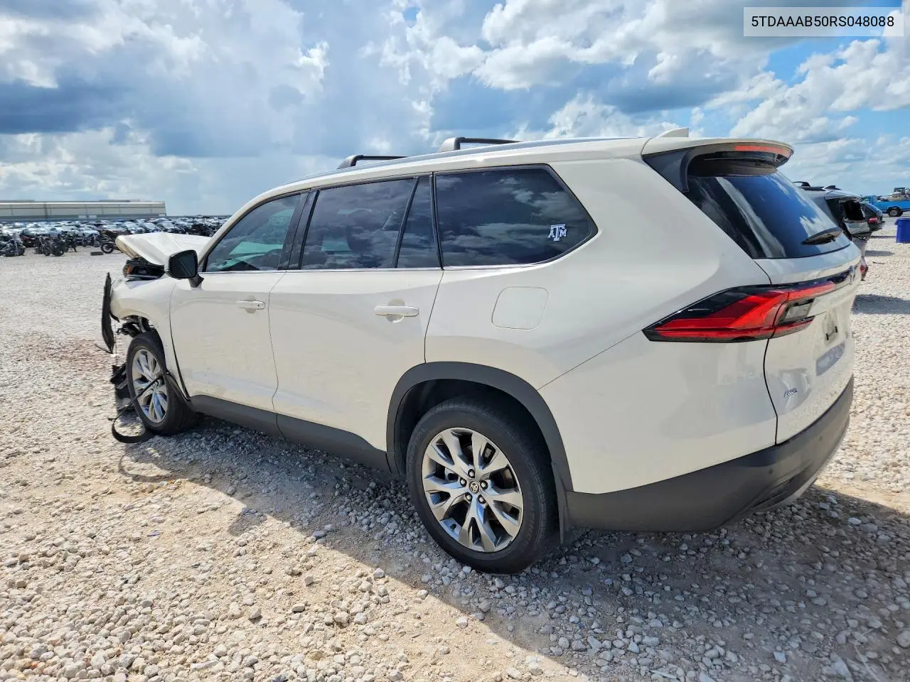 Auction sale of the 2024 Toyota Highlander , vin: 5TDAAAB50RS048088, lot number: 57347606