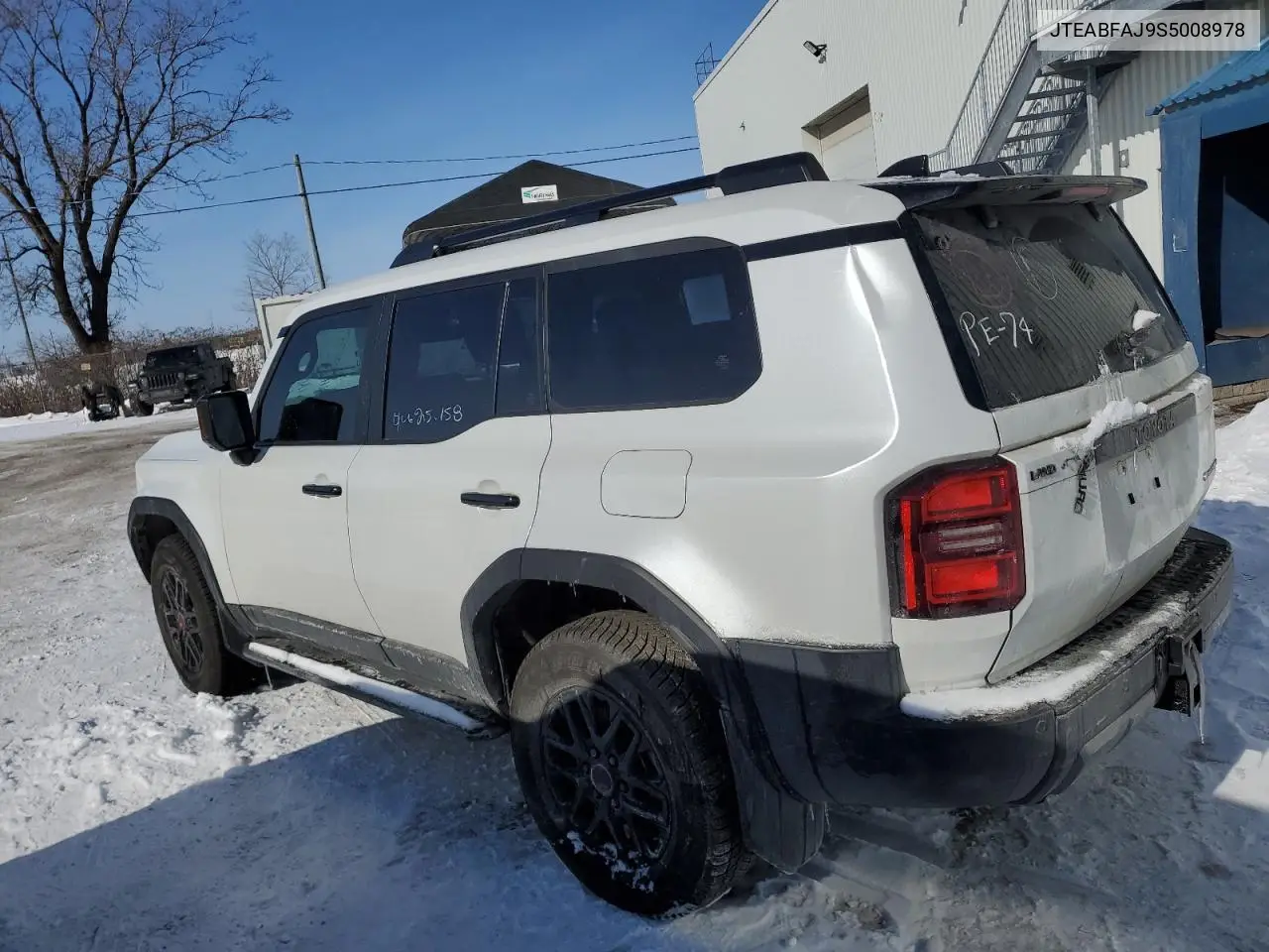 Auction sale of the 2025 Toyota Land Cruiser , vin: JTEABFAJ9S5008978, lot number: 45284305