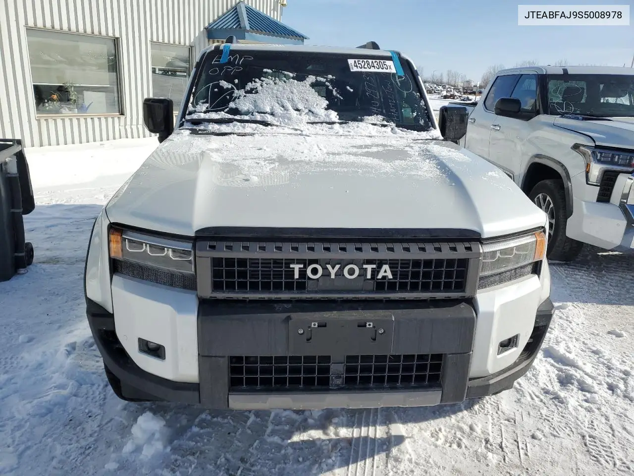 Auction sale of the 2025 Toyota Land Cruiser , vin: JTEABFAJ9S5008978, lot number: 45284305
