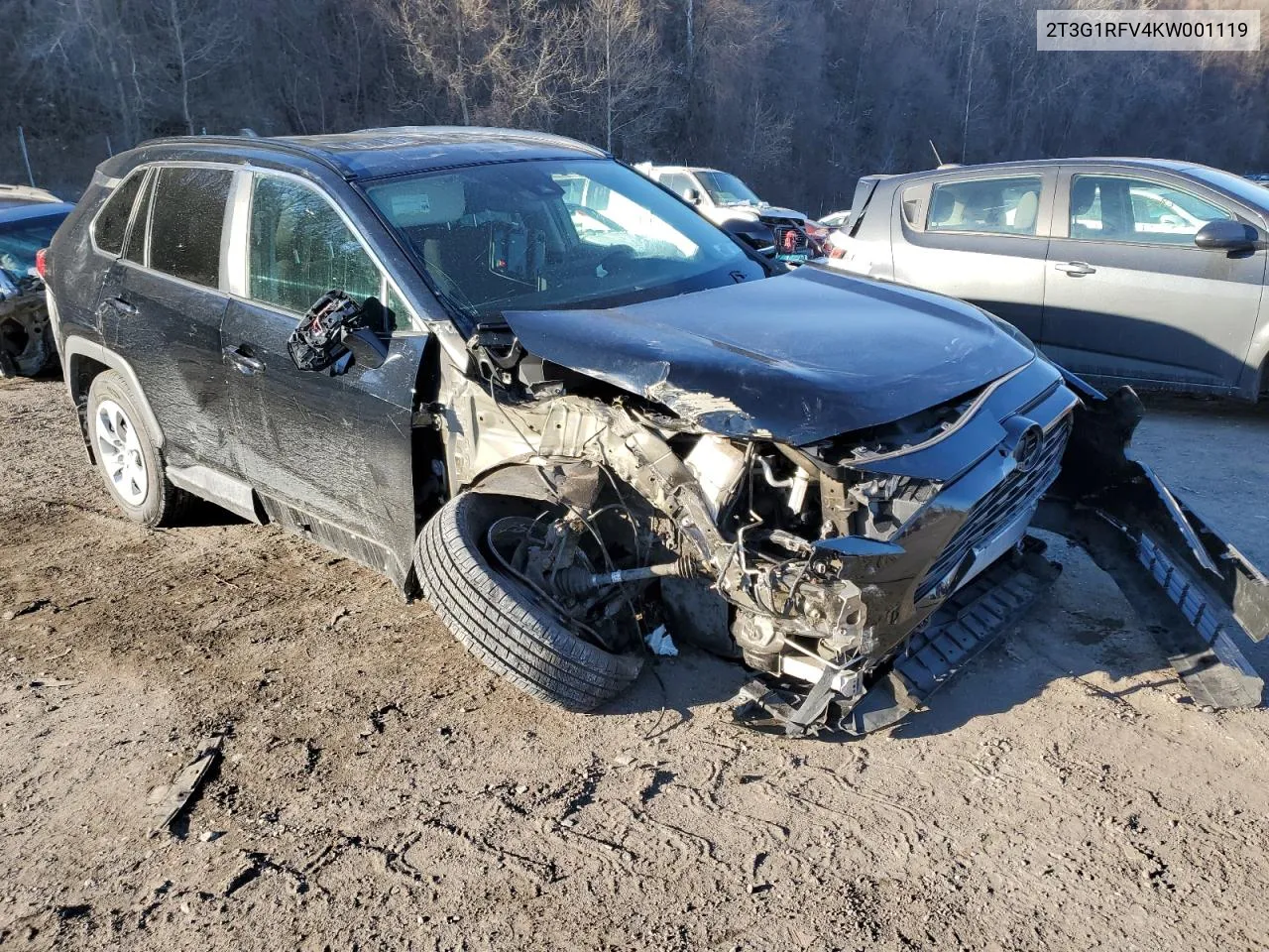Auction sale of the 2019 Toyota RAV 4 , vin: 2T3G1RFV4KW001119, lot number: 42731475