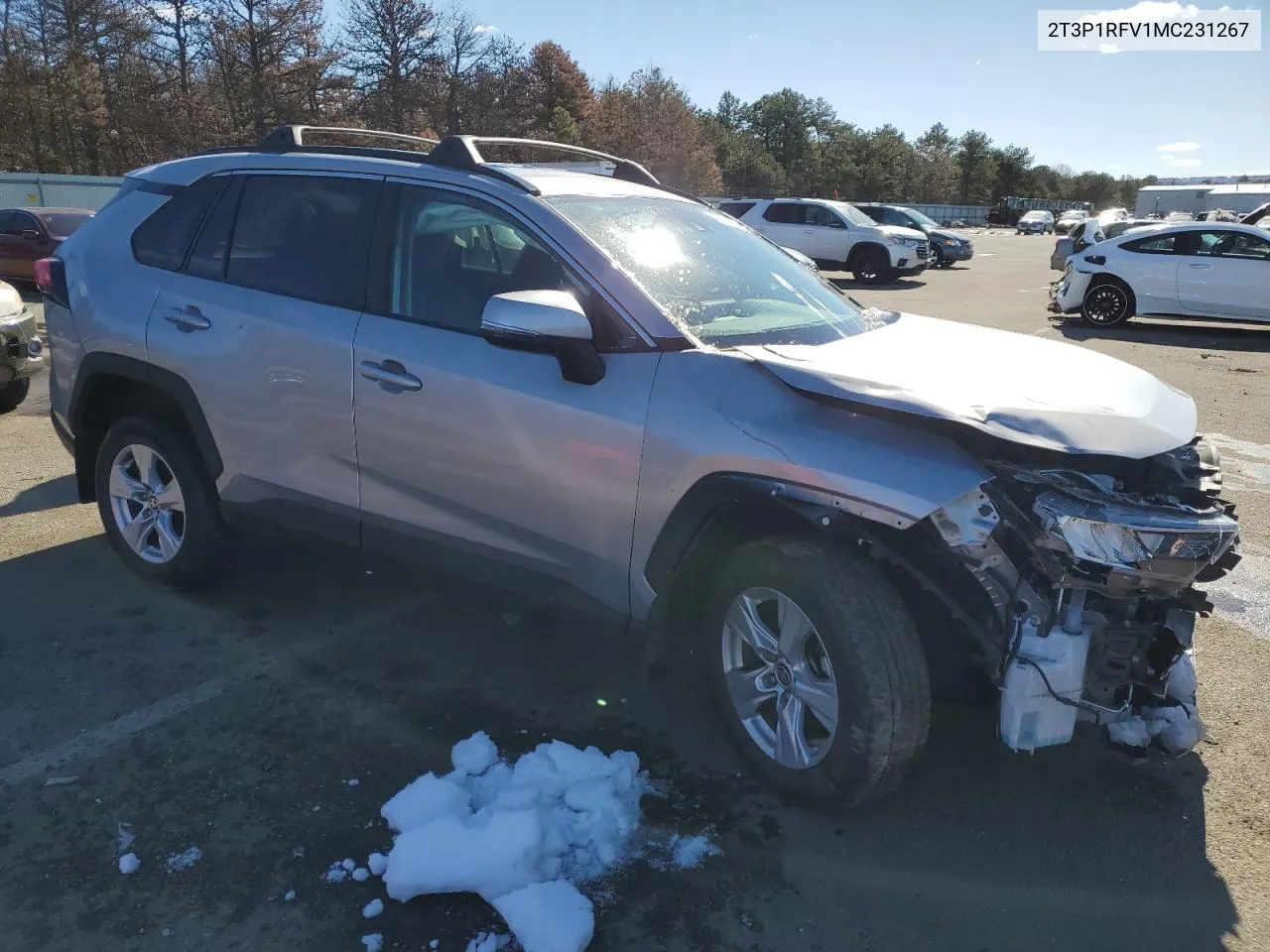 Auction sale of the 2021 Toyota RAV 4 , vin: 2T3P1RFV1MC231267, lot number: 43253384