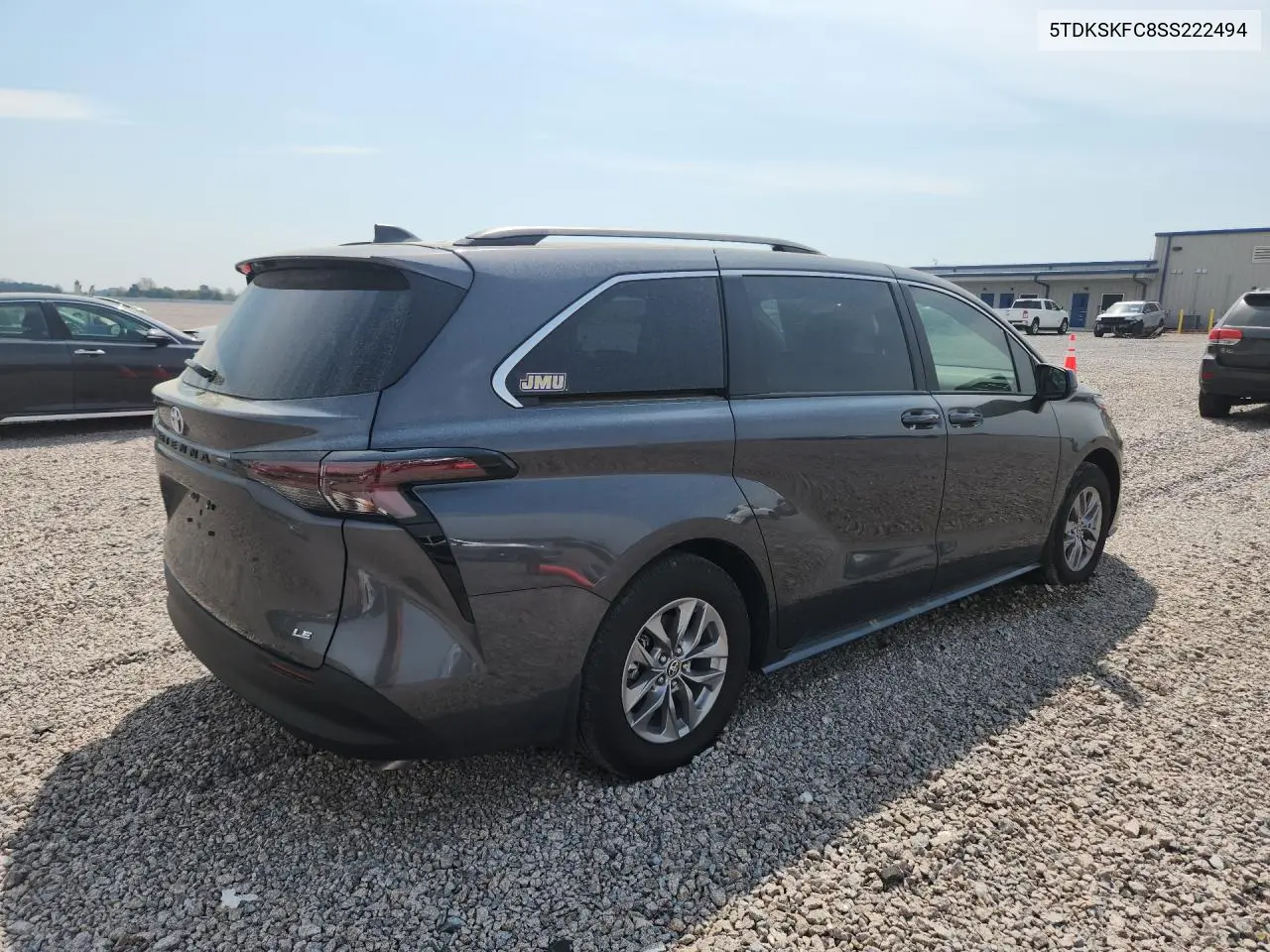 Auction sale of the 2025 Toyota Sienna , vin: 5TDKSKFC8SS222494, lot number: 79340955