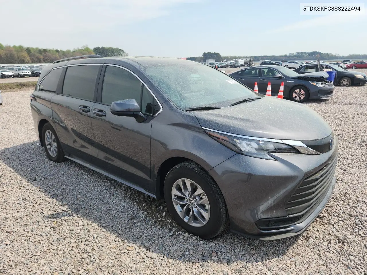 Auction sale of the 2025 Toyota Sienna , vin: 5TDKSKFC8SS222494, lot number: 79340955