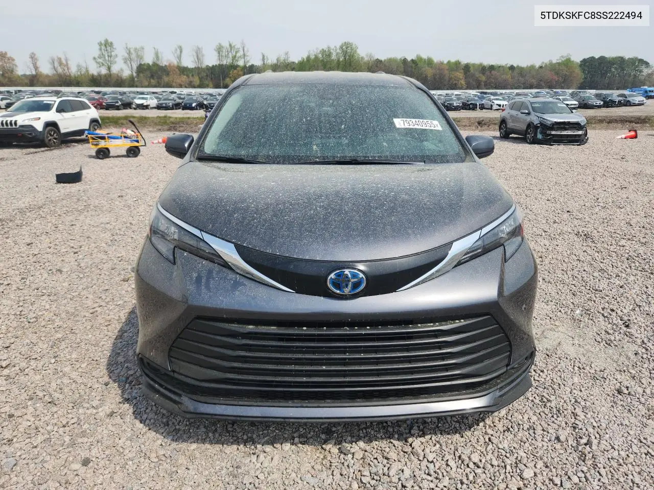 Auction sale of the 2025 Toyota Sienna , vin: 5TDKSKFC8SS222494, lot number: 79340955
