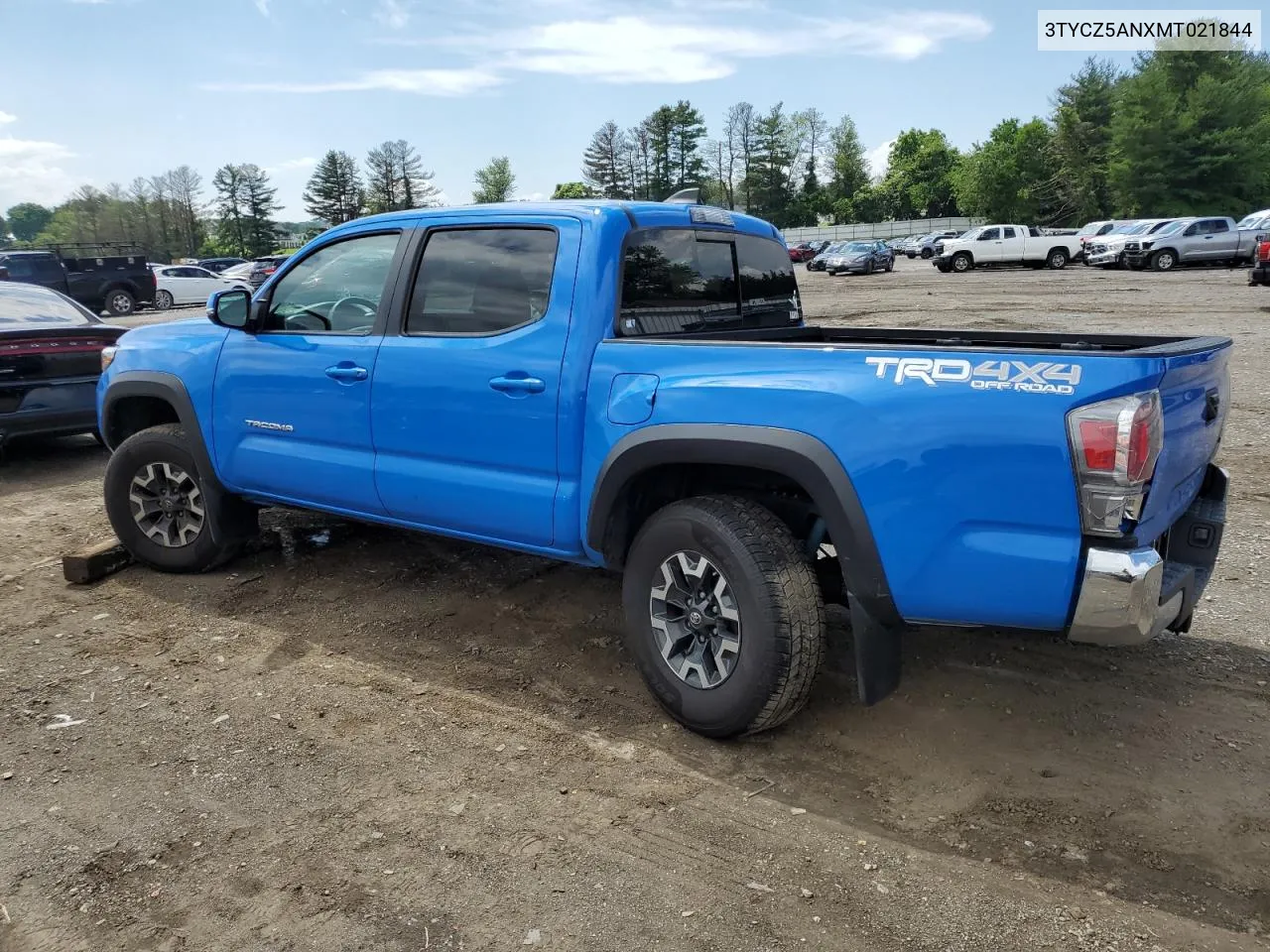 Auction sale of the 2021 Toyota Tacoma , vin: 3TYCZ5ANXMT021844, lot number: 57901724