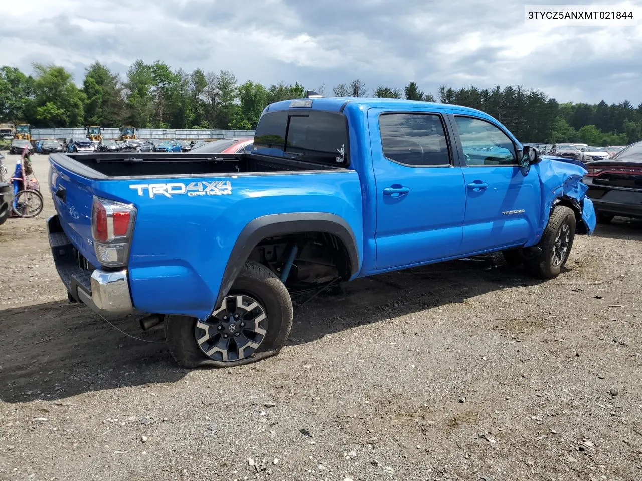 Auction sale of the 2021 Toyota Tacoma , vin: 3TYCZ5ANXMT021844, lot number: 57901724