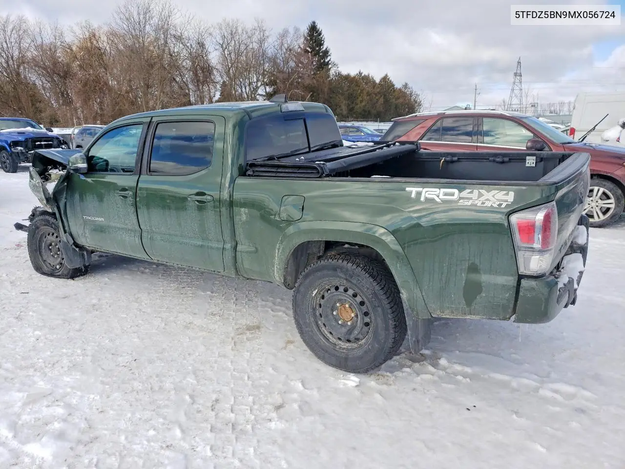 Auction sale of the 2021 Toyota Tacoma , vin: 5TFDZ5BN9MX056724, lot number: 74860585