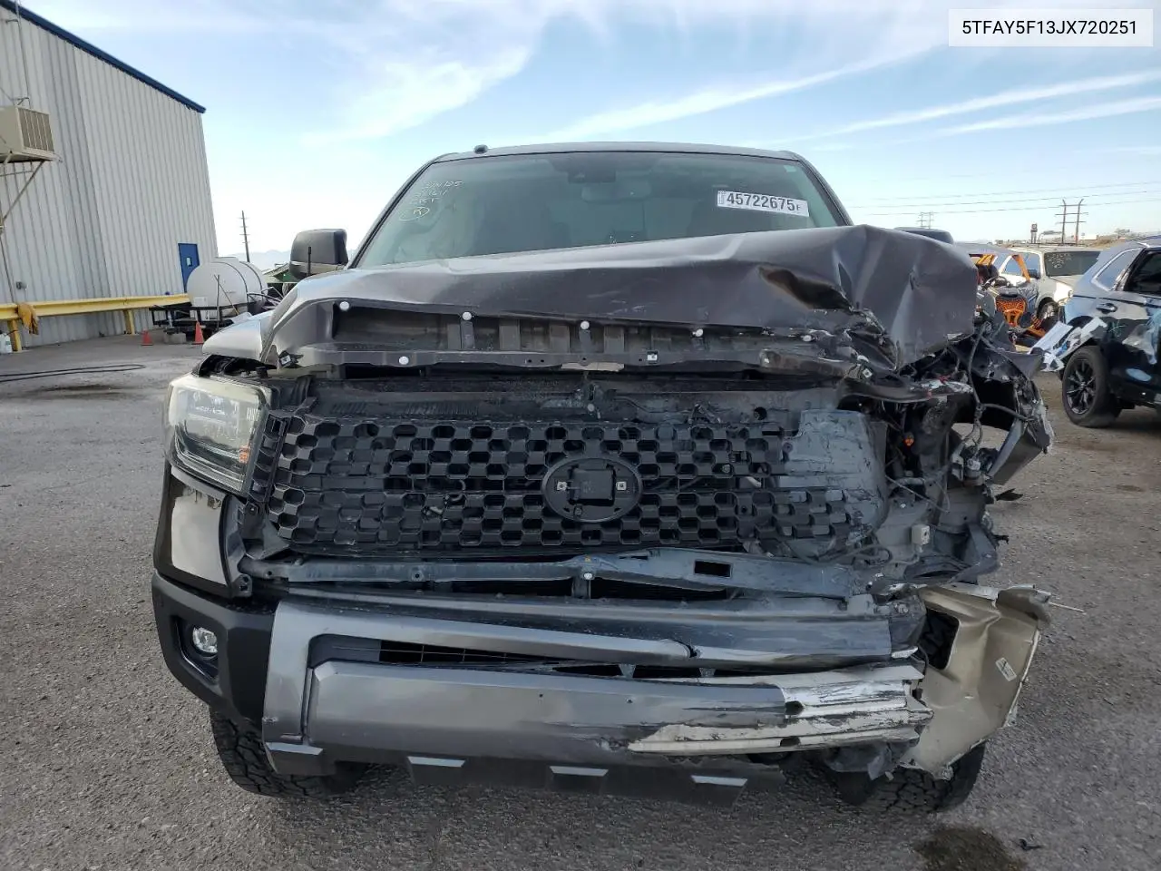 Auction sale of the 2018 Toyota Tundra , vin: 5TFAY5F13JX720251, lot number: 45722675