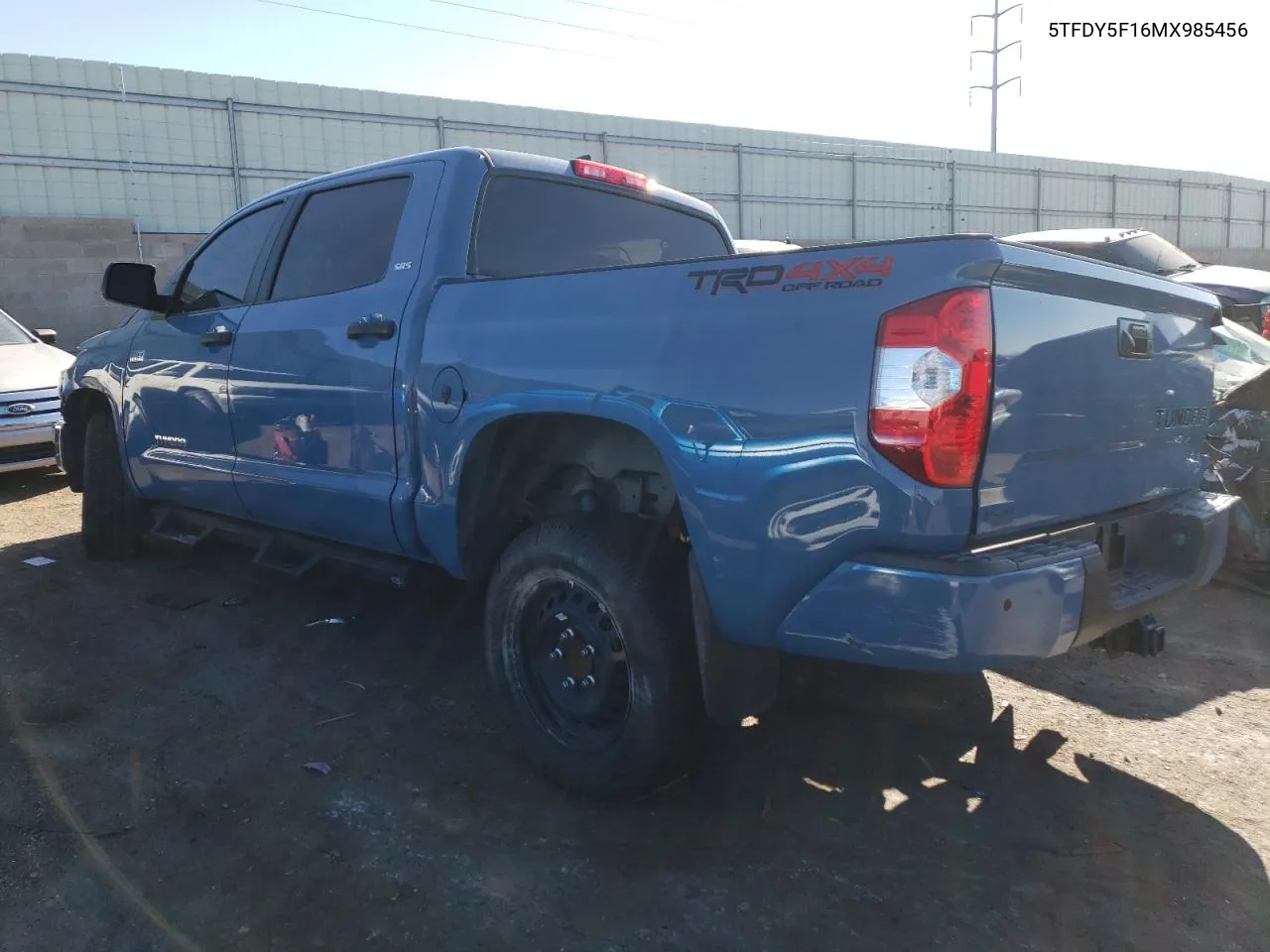 Auction sale of the 2021 Toyota Tundra , vin: 5TFDY5F16MX985456, lot number: 77991843