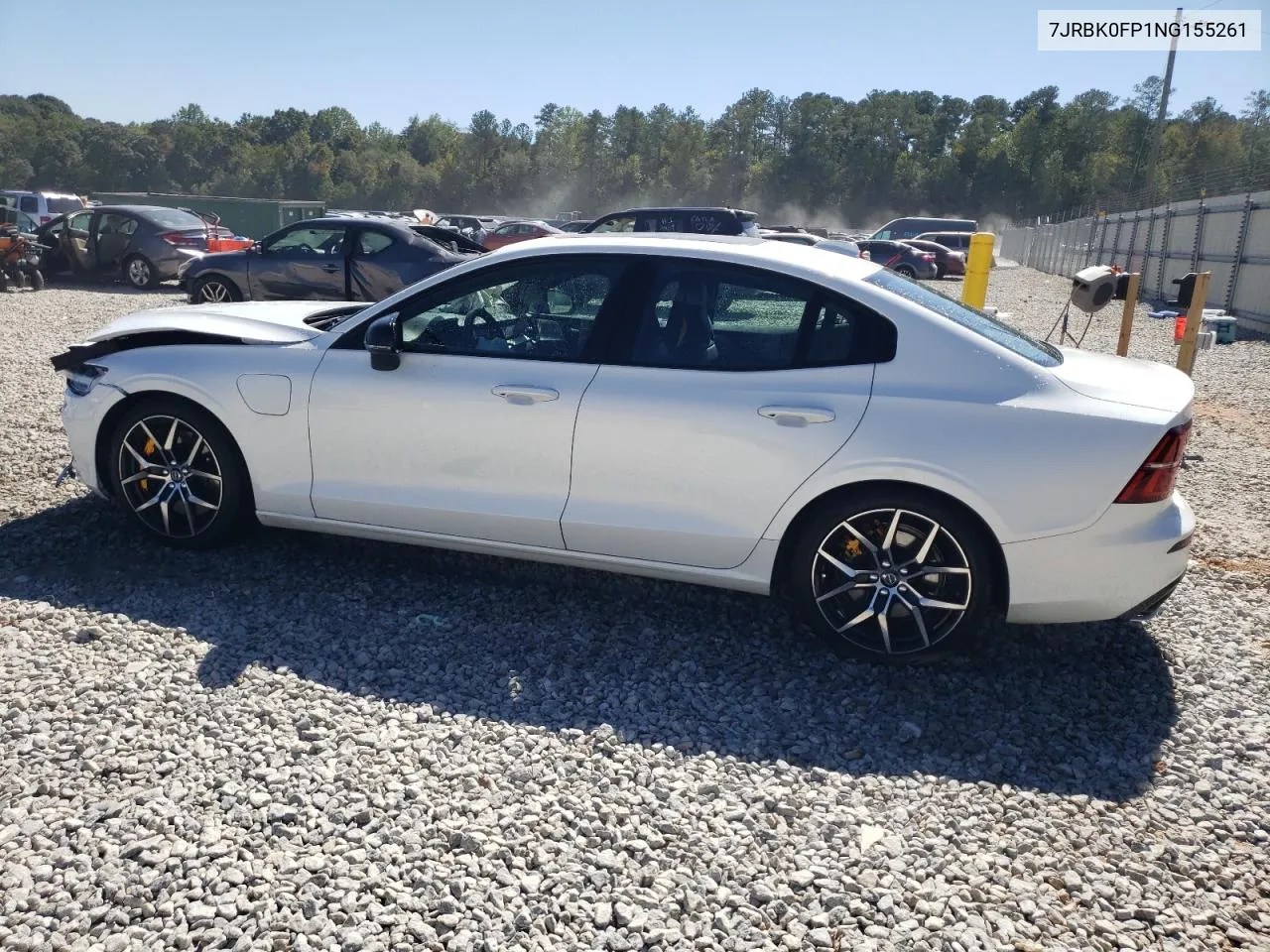 Auction sale of the 2022 Volvo S60 , vin: 7JRBK0FP1NG155261, lot number: 74921434