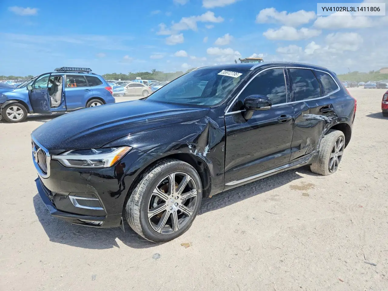 Auction sale of the 2020 Volvo XC60 , vin: YV4102RL3L1411806, lot number: 55972796