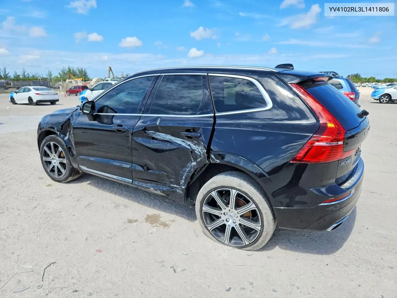 Auction sale of the 2020 Volvo XC60 , vin: YV4102RL3L1411806, lot number: 55972796