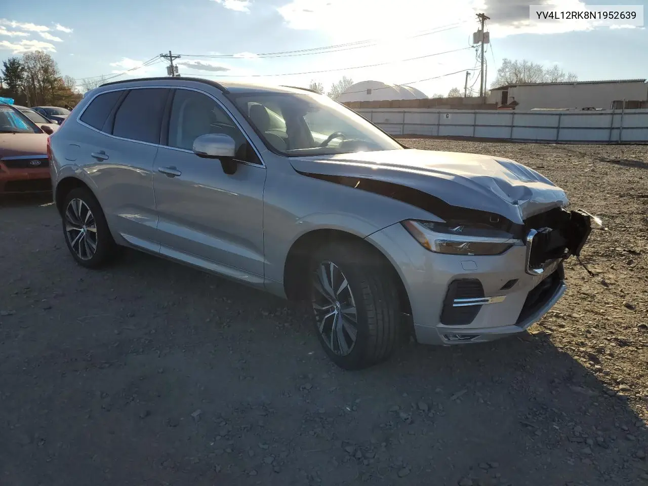 Auction sale of the 2022 Volvo XC60 , vin: YV4L12RK8N1952639, lot number: 76066683