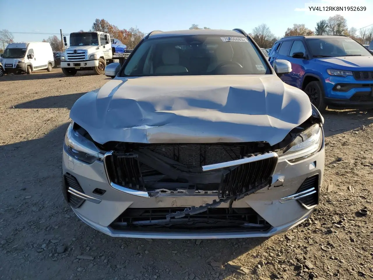 Auction sale of the 2022 Volvo XC60 , vin: YV4L12RK8N1952639, lot number: 76066683