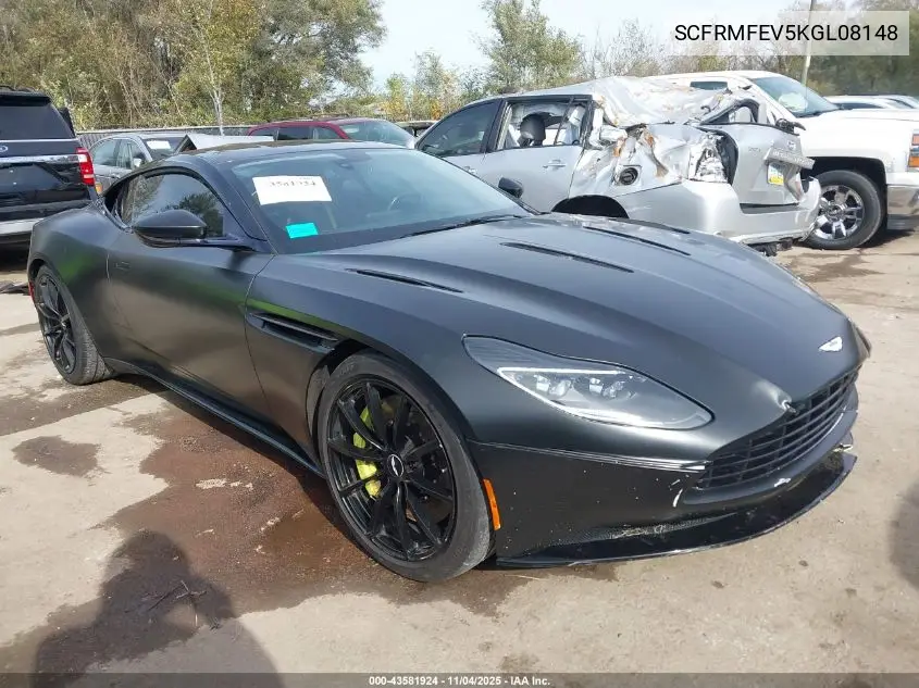 Auction sale of the 2019 Aston Martin DB11 , vin: SCFRMFEV5KGL08148, lot number: 43581924