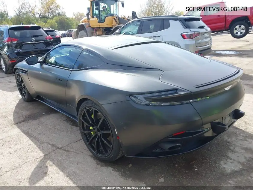 Auction sale of the 2019 Aston Martin DB11 , vin: SCFRMFEV5KGL08148, lot number: 43581924
