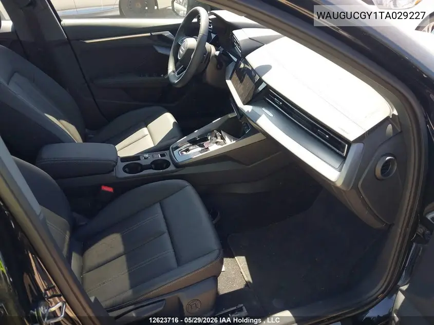Auction sale of the 2026 Audi A3 , vin: WAUGUCGY1TA029227, lot number: 12623716