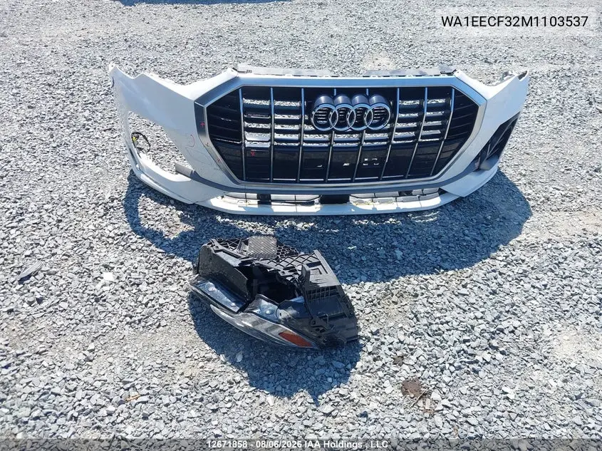Auction sale of the 2021 Audi Q3 , vin: WA1EECF32M1103537, lot number: 12671858