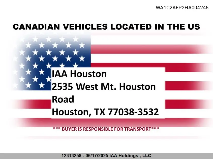 Auction sale of the 2017 Audi Q5 , vin: WA1C2AFP2HA004245, lot number: 12313258