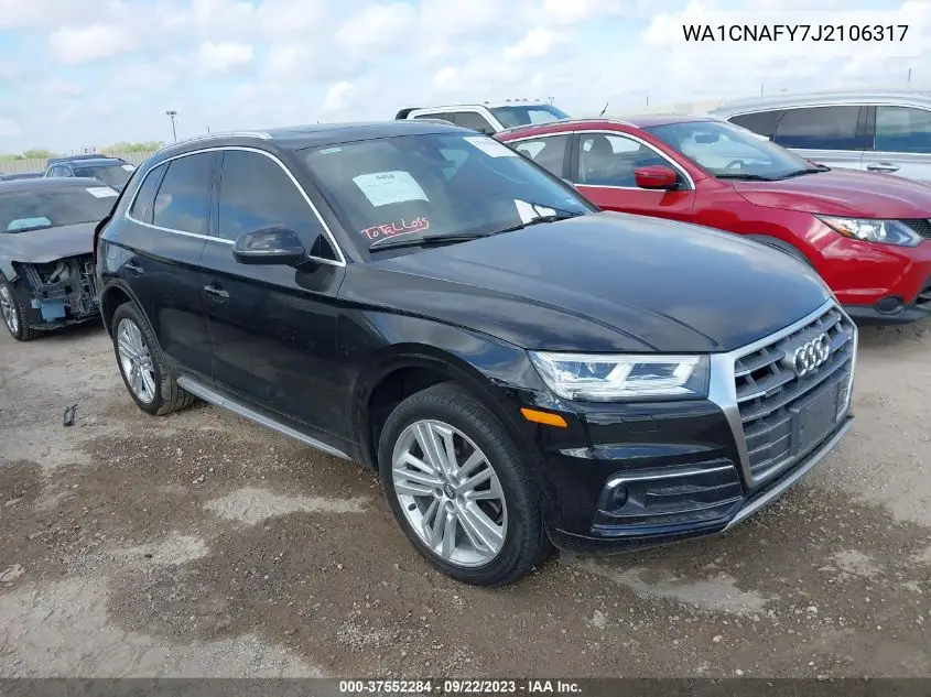 Auction sale of the 2018 Audi Q5 , vin: WA1CNAFY7J2106317, lot number: 37552284