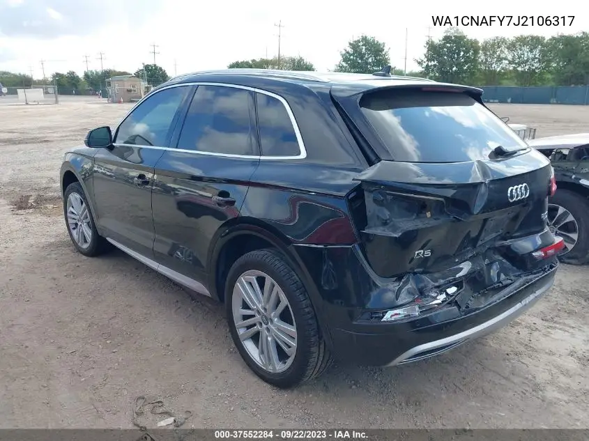 Auction sale of the 2018 Audi Q5 , vin: WA1CNAFY7J2106317, lot number: 37552284