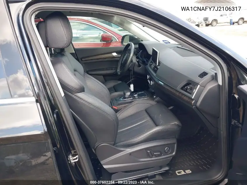 Auction sale of the 2018 Audi Q5 , vin: WA1CNAFY7J2106317, lot number: 37552284