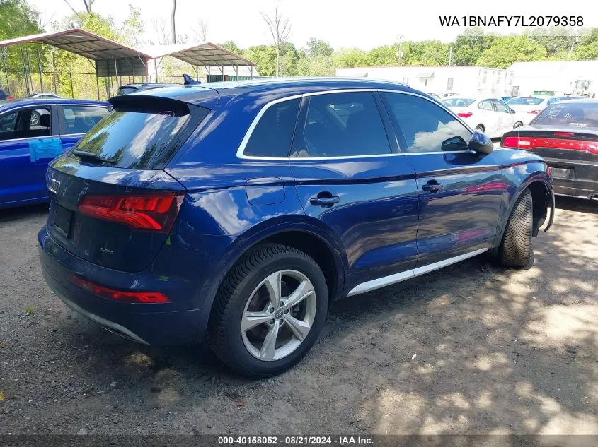 Auction sale of the 2020 Audi Q5 , vin: WA1BNAFY7L2079358, lot number: 40158052