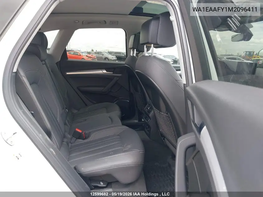 Auction sale of the 2021 Audi Q5 , vin: WA1EAAFY1M2096411, lot number: 12599682