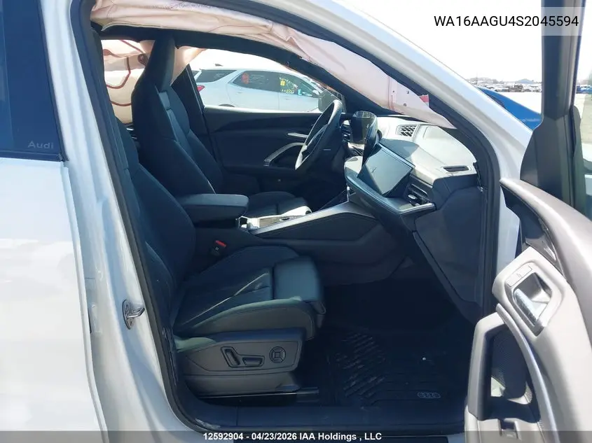 Auction sale of the 2025 Audi Q5 , vin: WA16AAGU4S2045594, lot number: 12592904