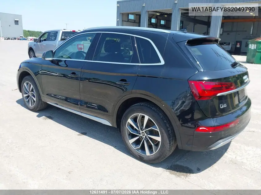 Auction sale of the 2025 Audi Q5 , vin: WA1ABAFY8S2049790, lot number: 12631491