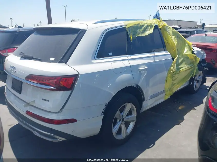 Auction sale of the 2023 Audi Q7 , vin: WA1LCBF76PD006421, lot number: 45339323