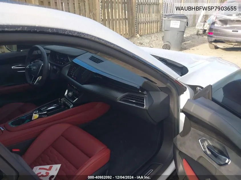 Auction sale of the 2023 Audi RS e tron GT , vin: WAUBHBFW5P7903655, lot number: 40952092